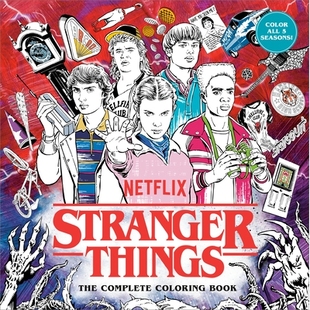 预订 Stranger Things: The Complete Coloring Book (Color All Five Seasons!): 9798217091515