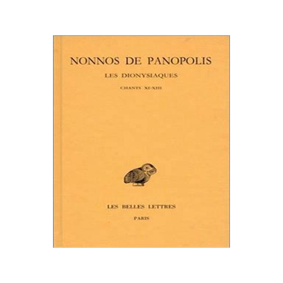 [预订]Les Dionysiaques, Vol. 5. Chants XI-XIII 9782251004471