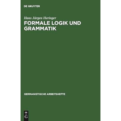 预订 Formale Logik und Grammatik: 9783484250055
