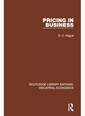 预订 Pricing in Business 商业定价: 9780815370451