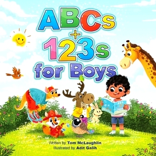 123s Baby Reading shower get about and ABCs Excited 預(yù)訂 Age Counting for fun Boys Alphabet book