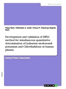 预订 Development and Validation of HPLC Method for Simultaneous Quantitative Determination of Azilsartan Medoxomil Potas