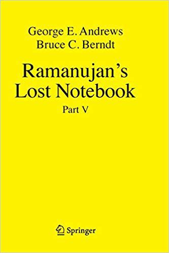 【预售】Ramanujan’s Lost Notebook: Part V