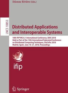 【预售】Distributed Applications and Interoperable Systems
