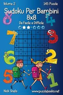 Per Volume 145 9781511500401 8x8 Puzzle Bambini Difficile Facile Sudoku 预订
