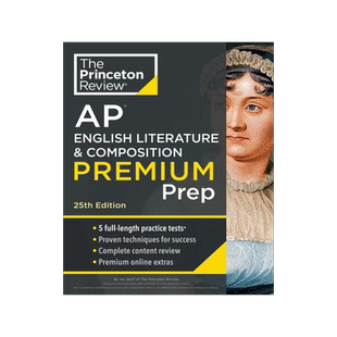 [预订]Princeton Review AP English Literature & Composition Premium Prep, 25th Edition: 5 Practice Tests +  9780593517635