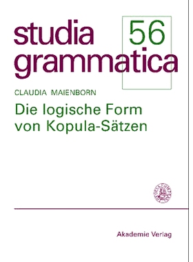 预订 Die logische Form von Kopula-Sätzen: 9783050038643
