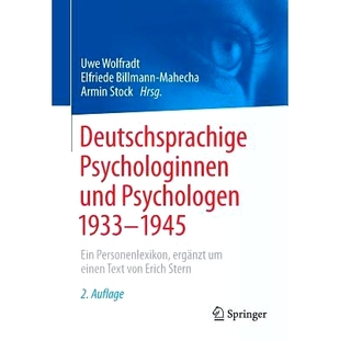 Psychologen Personenlexikon Deutschsprachige und von 预订 Text 1933–1945 Psychologinnen ergänzt Ein Erich einen