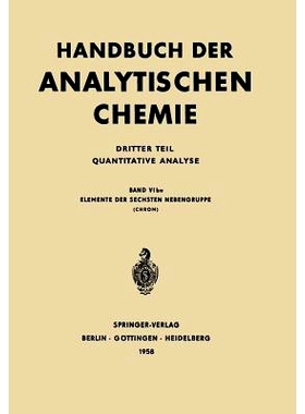预订 Elemente der Sechsten Nebengruppe: Chrom: 9783642481185