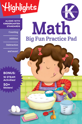 【预订】Kindergarten Math Big Fun Practice Pad