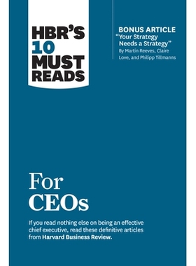 预订 Hbr’s 10 Must Reads for Ceos (with Bonus Article 
