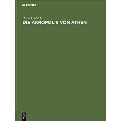 预订 Die Akropolis von Athen: 9783486732122