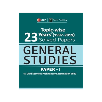 [预订]UPSC General Studies Paper I - 23 Years Topicwise Solved Papers (1997-2019) 2020 9789389310153