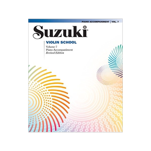 【预订】Suzuki Violin School V07-Piano