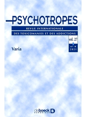预订 Psychotropes, n° 4 (2021). Varia 精神*，n° 4 (2021)。瓦里亚: 9782807394797