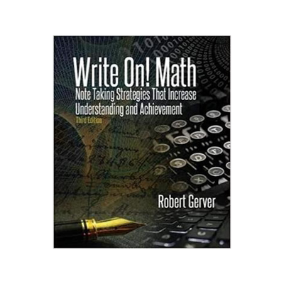 [预订]Write On! Math: Note Taking Strategies That Increase Understanding and Achievement 3rd Edition 9781641131988