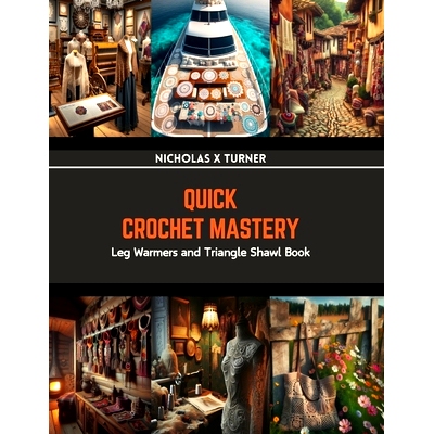 预订 Quick Crochet Mastery: Leg Warmers and Triangle Shawl Book: 9798874086664