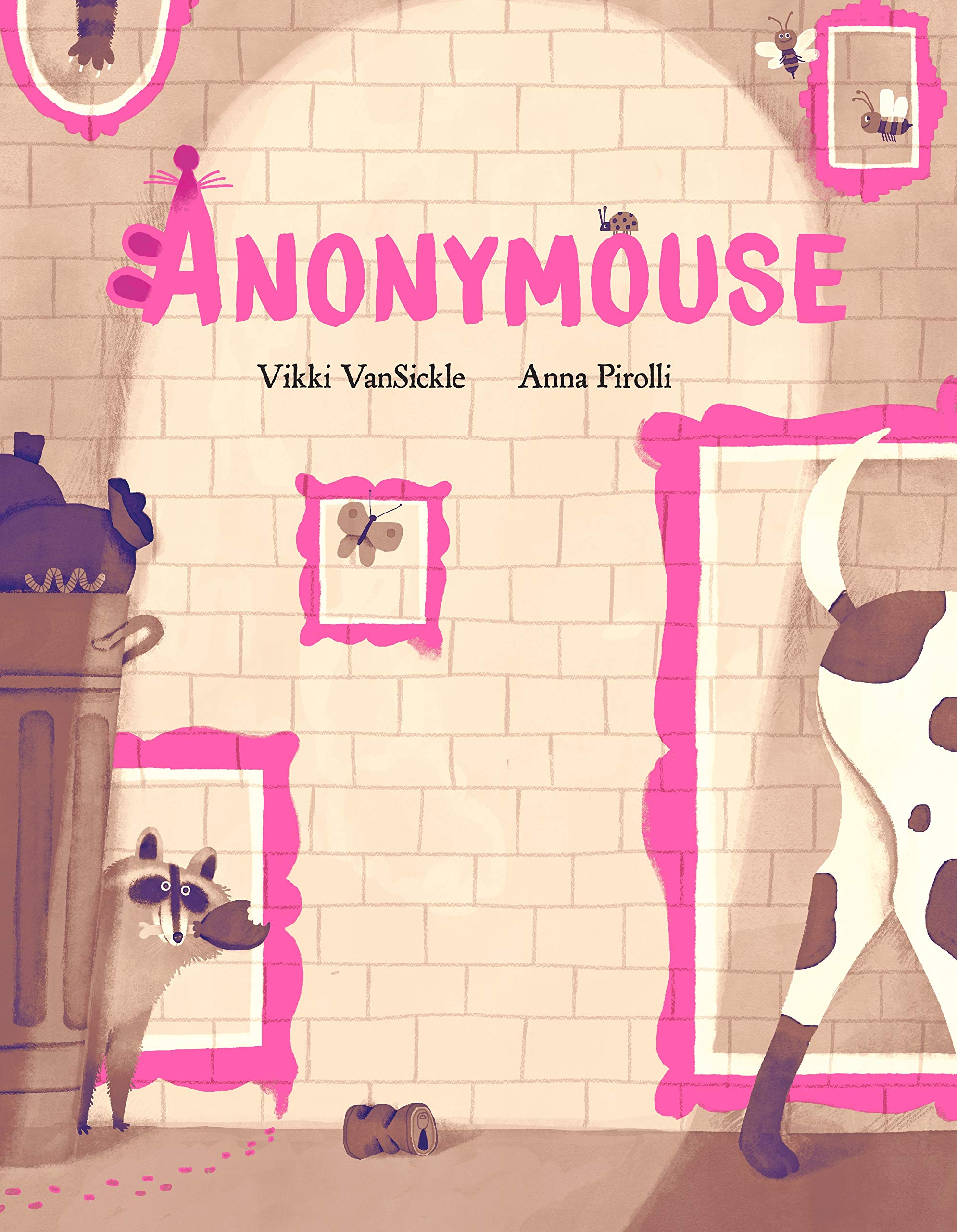 英文原版画出大作的老鼠 Anna Pirolli插画精装绘本儿童艺术启蒙 Anonymouse