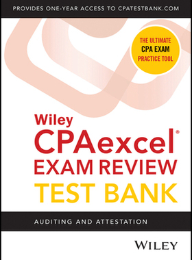 【预订】Wiley’S Cpa Jan 2022 Test Bank: Auditing And Attestation (1-Year Access) 9781119848097