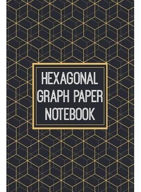 预订 Hexagonal Graph Paper Notebook: 1/4 Inch Hexagons - 110 Pages - Designed For Drawing Organic Chemistry Structures: