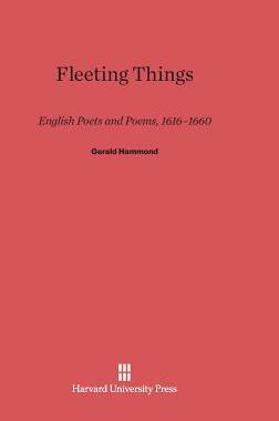 [预订]Fleeting Things 9780674418424