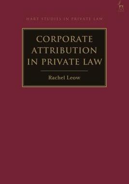 [预订]Corporate Attribution in Private Law 9781509941827