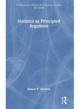 预订 Statistics as Principled Argument 作为原则性论证的统计学: 9781041020998