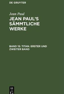 【预订】Titan. Erster und zweiter Band 9783111045603