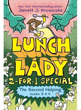 预订 The Second Helping (Lunch Lady Books 3 & 4): The Author Visit Vendetta and the Summer Camp Shakedown: 9780593377437