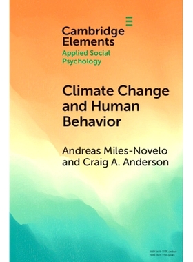 预订 Climate Change and Human Behavior: Impacts of a Rapidly Changing Climate on Human Aggression and Violence 气候变化