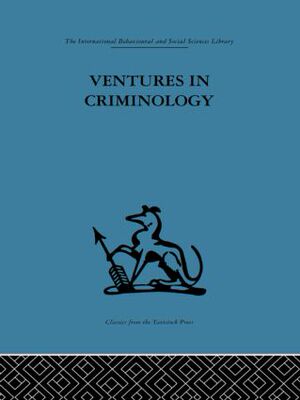 【预订】Ventures in Criminology