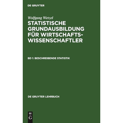 预订 Beschreibende Statistik: 9783110037470