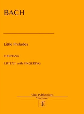 预订 Little Preludes: 19 Little Preludes. Urtext with Fingering: 9781985644403