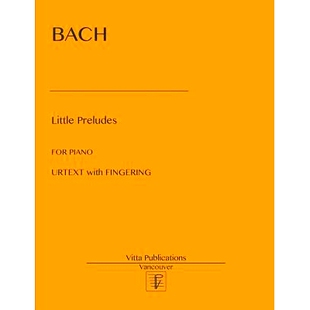 Preludes. Urtext 预订 Fingering Preludes with 9781985644403 Little