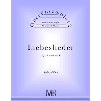 预订 OperEnsemble12, Liebeslieder (J.Brahms): Reduced Parts: 9781974215706