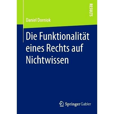 预订 Die Funktionalität eines Rechts auf Nichtwissen 无知权的功能: 9783658097370