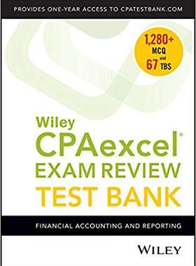 【预售】Wiley Cpaexcel Exam Review 2018 Test...