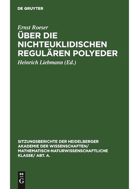 预订 Über die nichteuklidischen regulären Polyeder: 9783111190501