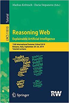 【预售】Reasoning Web. Explainable Artificial Intelligence