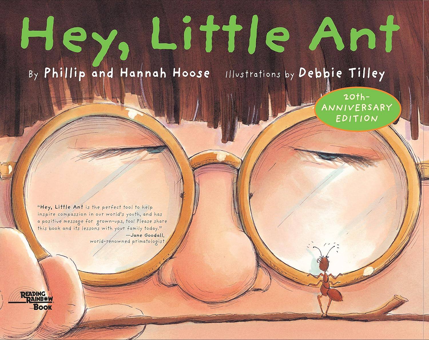 现货 你好，小蚂蚁 同理心培养 善意 同情 万物生灵 精装绘本 Debbie Tilley 插画 英文原版 Hey Little Ant
