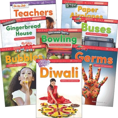 【预订】Number Sense & Operations: Grades K-1 (8-Book Set)