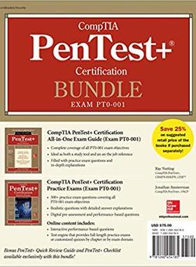 【预售】CompTIA PenTest+ Certification Bundle (Exam PT0-001)