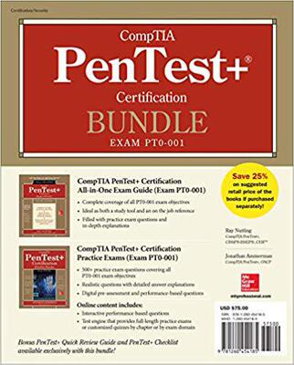 【预售】CompTIA PenTest+ Certification Bundle (Exam PT0-001)