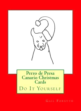 预订 Perro de Presa Canario Christmas Cards: Do It Yourself: 9781519313461