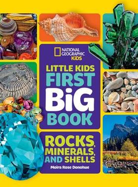 [预订]Little Kids First Big Book of Rocks, Minerals & Shells-Library Edition 9781426372230