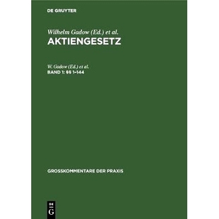 Barz 9783111099415 预订 Aktiengesetz