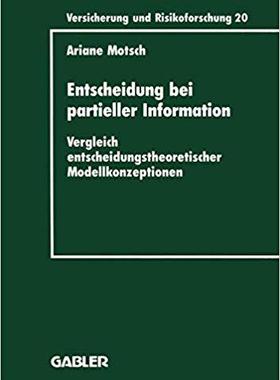 【预订】Entscheidung bei partieller Information 9783409188203