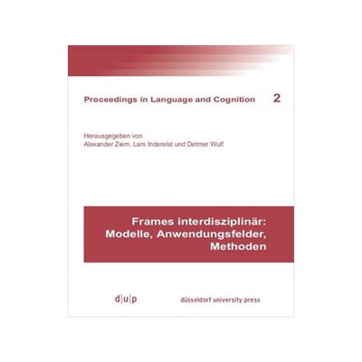 [预订]Frames interdisziplinär: Modelle, Anwendungsfelder, Methoden 9783957580023