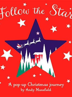 现货 跟随星星：圣诞立体书 英文原版 进口礼品书 Follow the Star: A pop-up Christmas journey