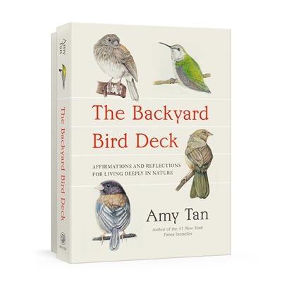 现货 后院观鸟 插画书摘卡片 谭恩美 Amy Tan 融入自然深处的肯定与反思 礼品书 喜福会作者 英文原版 The Backyard Bird Deck